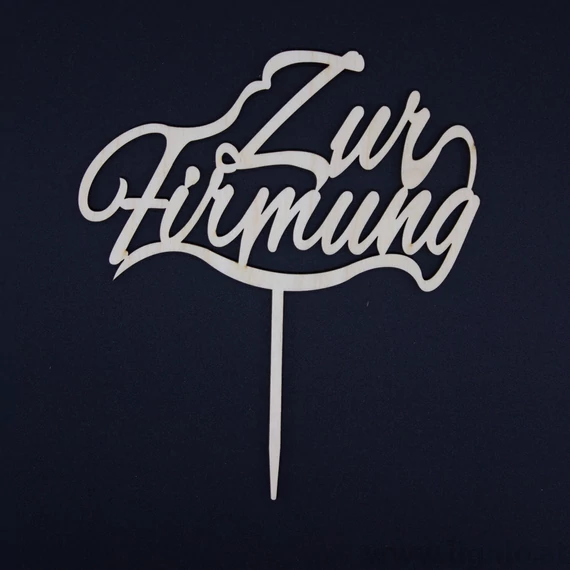 Cake Topper "Zum Firmung"