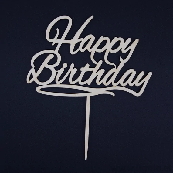 Cake Topper "Happy Birthday"