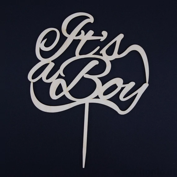 Cake Topper "It's a Boy"