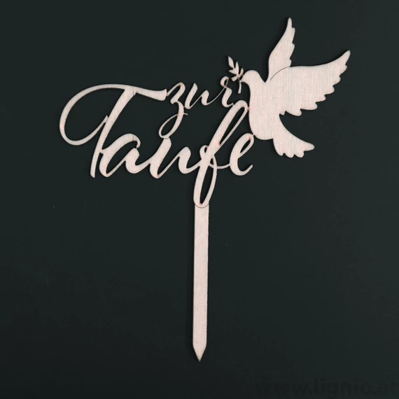 Cake Topper "Zur Taufe"