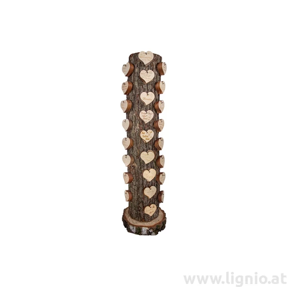 Display mit Herzanhängern 180 cm