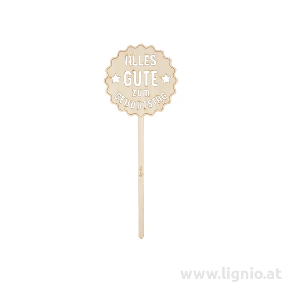 Geburtstagsstecker "Alles Gute zum Geburtstag"