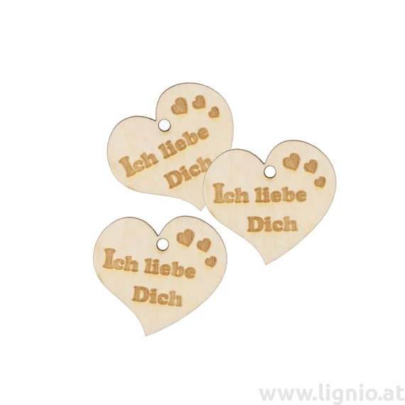 Herz mini "Ich liebe Dich"