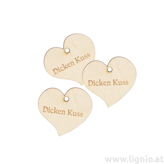 Herz mini "Dicken Kuss"