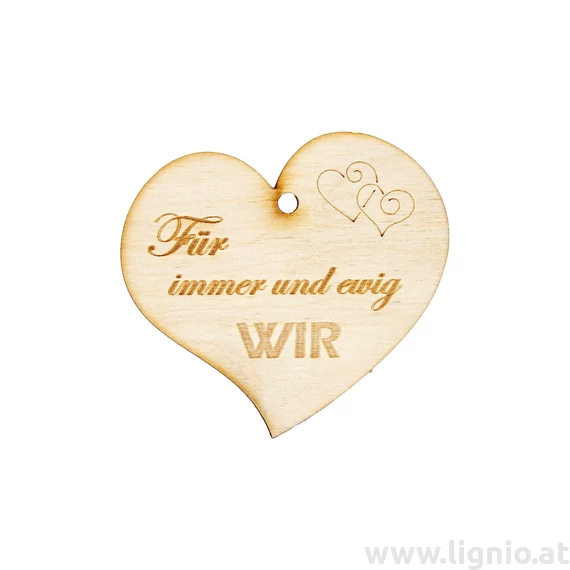 Herzanhänger "Für immer und ewig WIR"