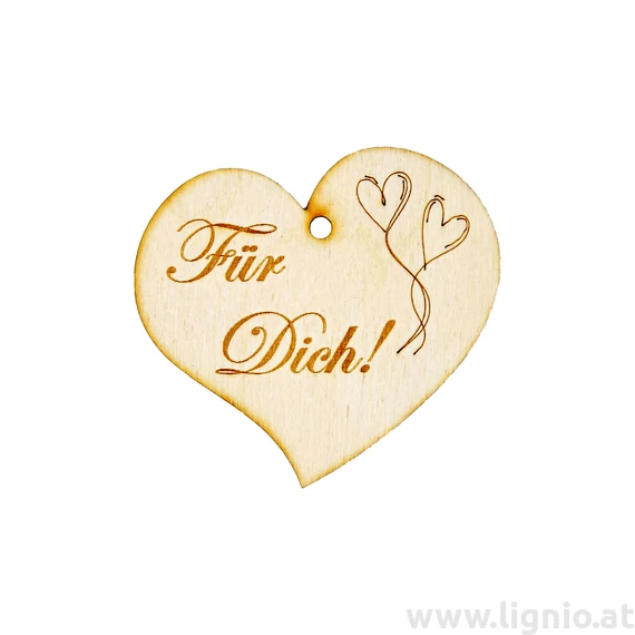 Herzanhänger "Für Dich"