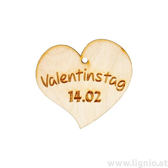 Herzanhänger "Valentinstag 14.02"