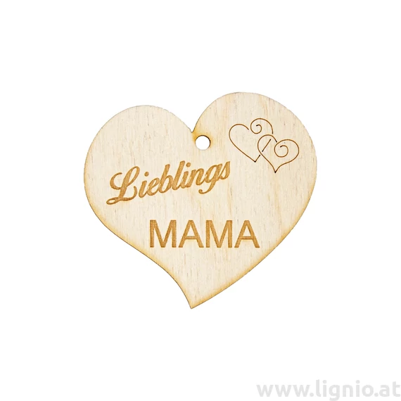 Herzanhänger "Lieblingsmama"