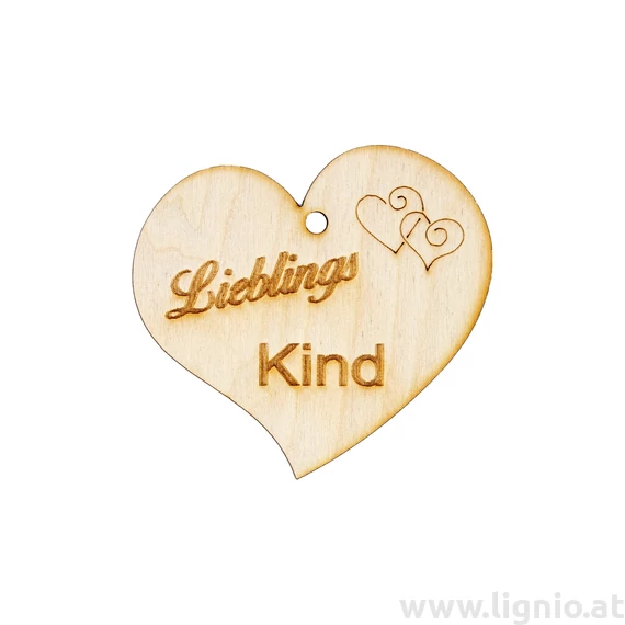 Herzanhänger "Lieblingskind"