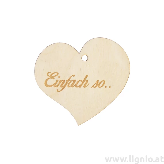 Herzanhänger "Einfach so"