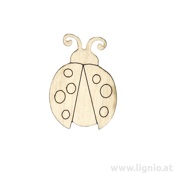 Holzfigure "Marienkäfer"