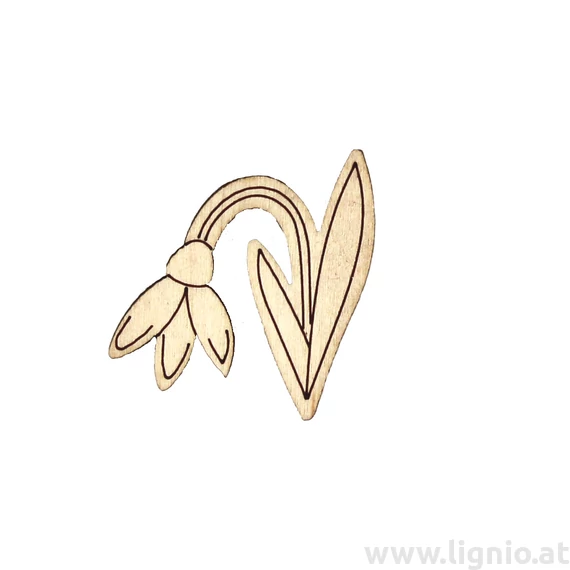 Holzfigure "Schneeglocken"