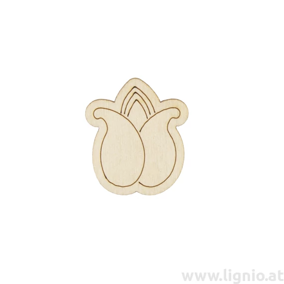 Holzfigure "Tulpe Kopf"