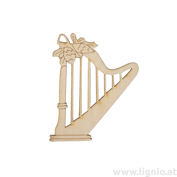 Holzfigure "Harfe"