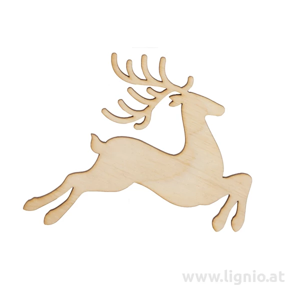 Holzfigure "Hirsch groß"