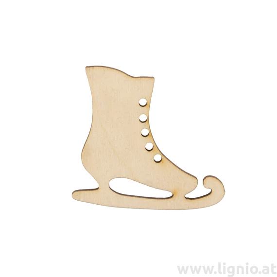 Holzfigure "Schlittschuhe groß"