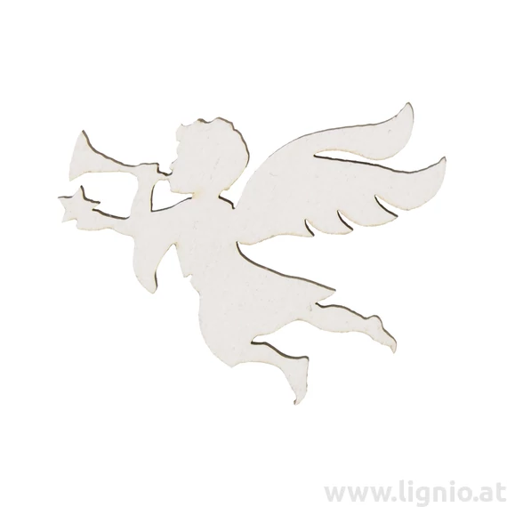 Holzfigure "Engel weiß"