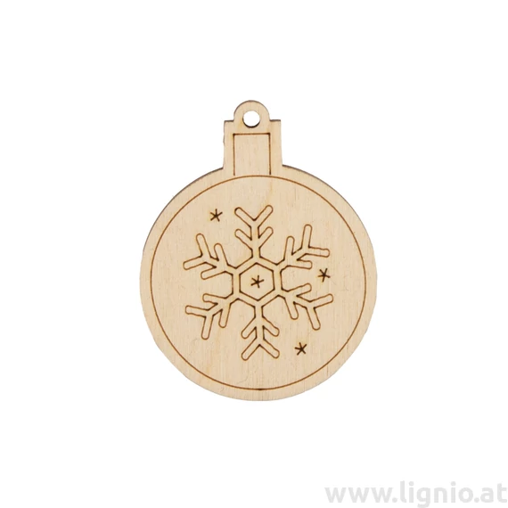 Holzfigure "Weihnachtsbaumkugel"