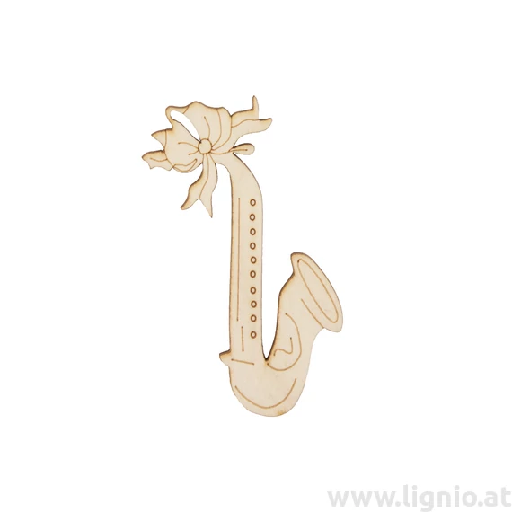 Holzfigure "Saxofon"