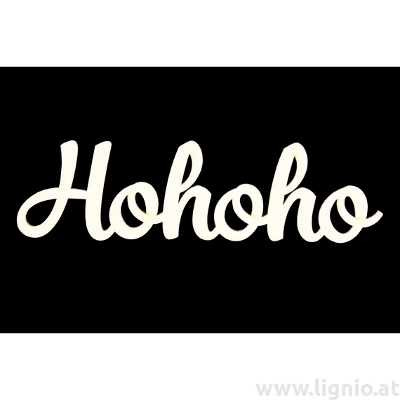 Schrift "Hohoho groß weiss"
