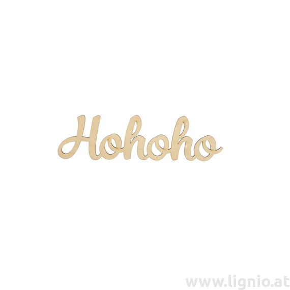 Schrift "Hohoho klein natur"