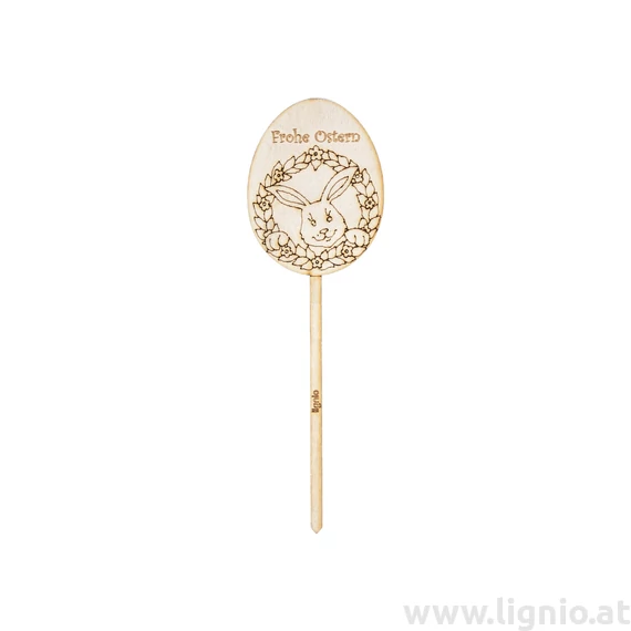 Osternstecker "Ei mit Hase"