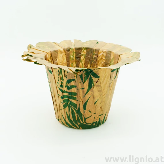 LIG Papier Übertopf 12cm isla green