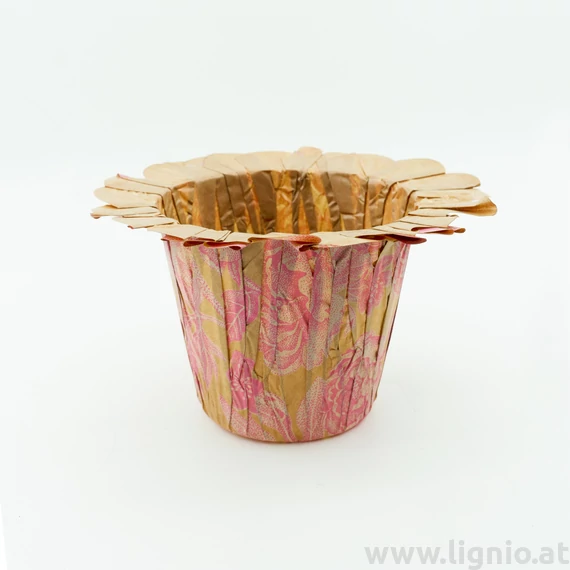 LIG Papier Übertopf 12cm peonie-rosa