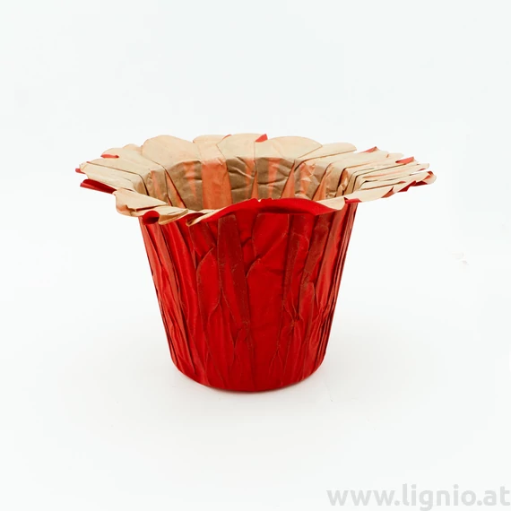 LIG Papier Übertopf 14cm rot