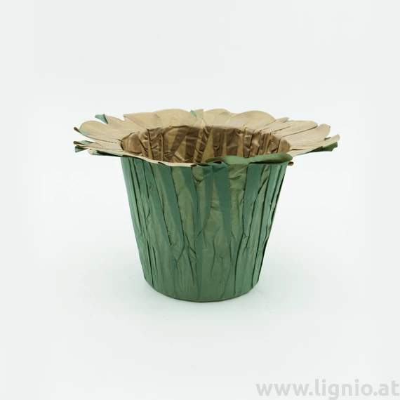 LIG Papier Übertopf 10,5cm türkise