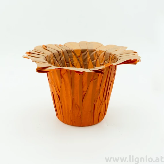 LIG Papier Übertopf 14cm orange