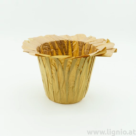 LIG Papier Übertopf 14cm creme