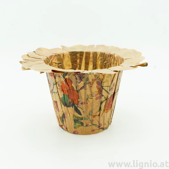 LIG Papier Übertopf 12cm vogel