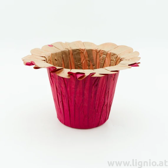 LIG Papier Übertopf 10,5cm fuchsie