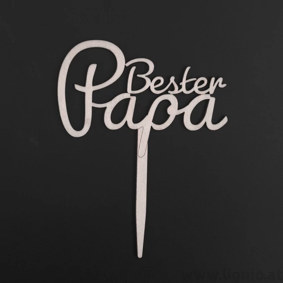 Text Stecker "Bester Papa"