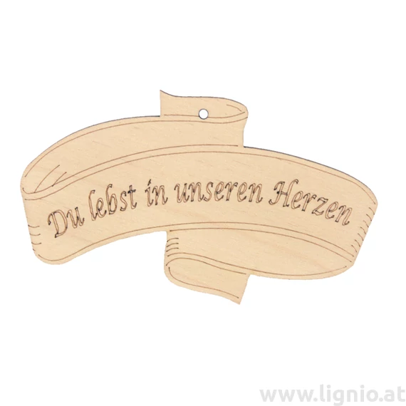 Band "Du lebst in unseren Herzen"