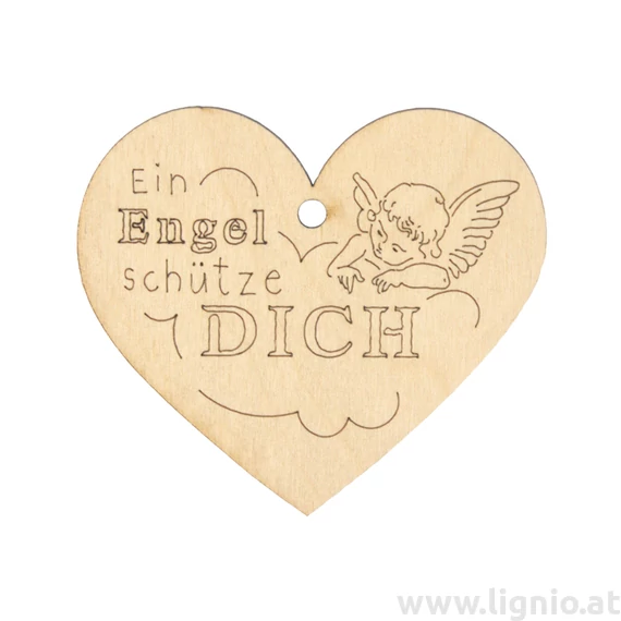 Herz "Ein Engel schütze Dich"