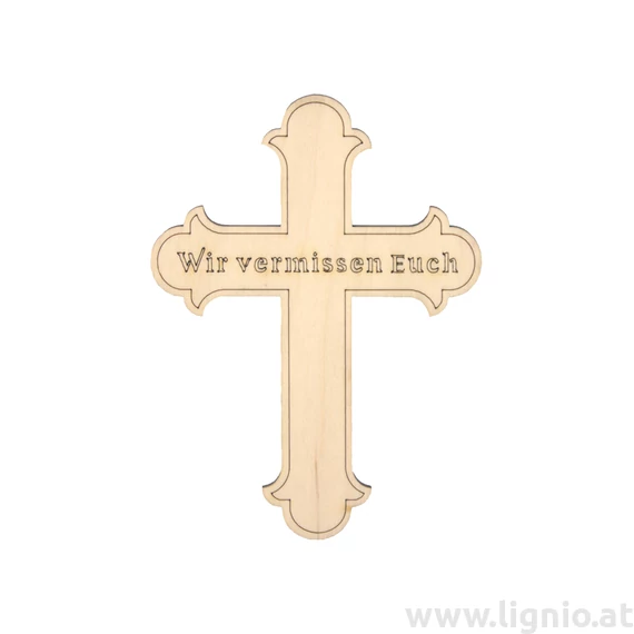 Kreuz "Wir vermissen Euch"
