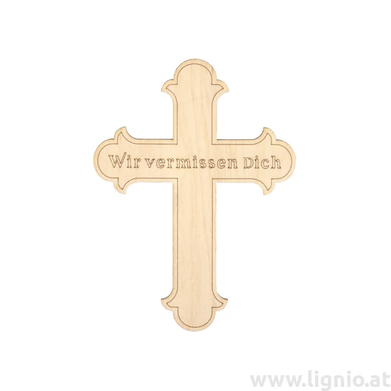 Kreuz "Wir vermissen Dich"
