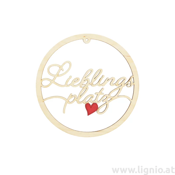 Türklopfer "Lieblingsplatz 3D" 20 cm