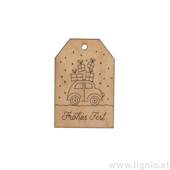 Weihnachten Grußkarte "Auto"