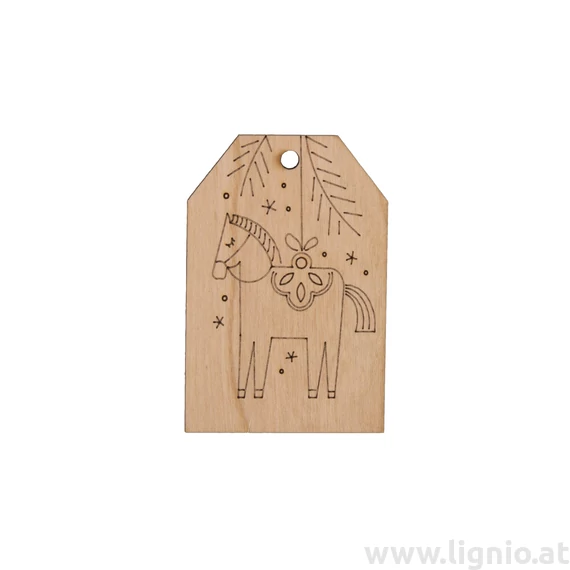 Weihnachten Grußkarte "Pferd"