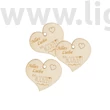 Bild 1/2 - Herz mini "Alles Liebe zur Hochzeit"