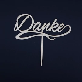Text Stecker "Danke"