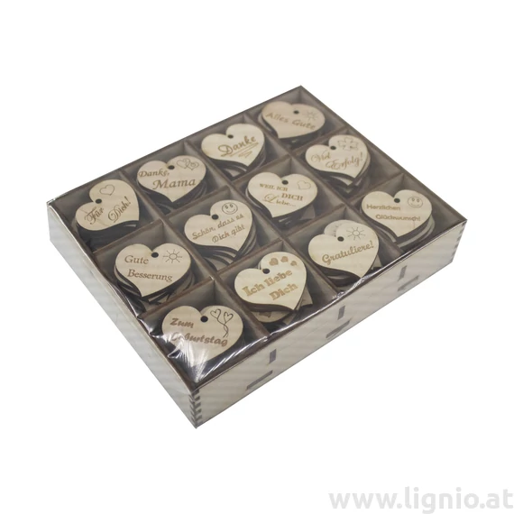 Mini Holzherz Box