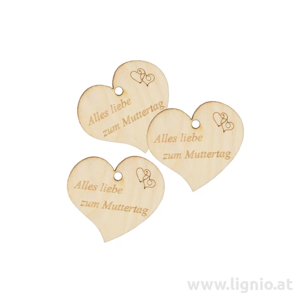 Herz mini "Alles Liebe zum  Muttertag"