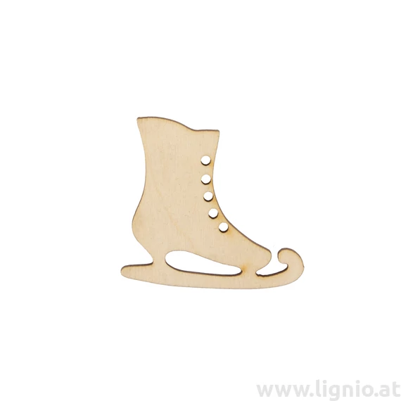 Holzfigure "Schlittschuhe klein"