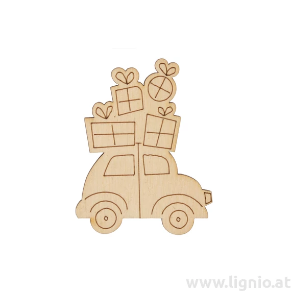 Holzfigure "Auto"