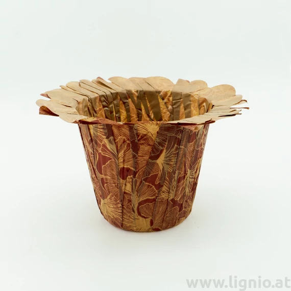LIG Papier Übertopf 14cm gingko