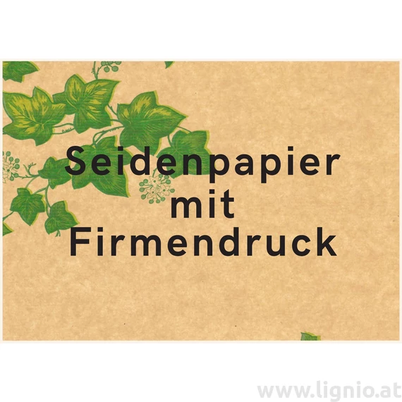 Seidenpapier mit Firmendruck